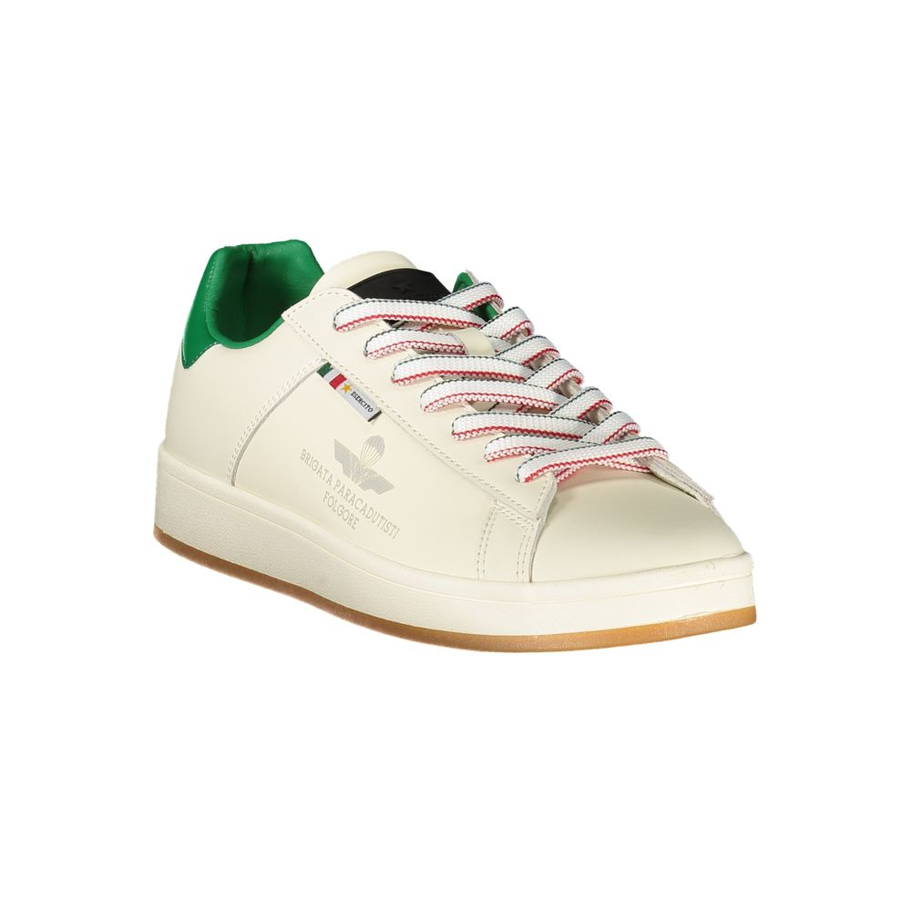 Esercito 1659 White Leather Men Sneaker LUNESCAPE