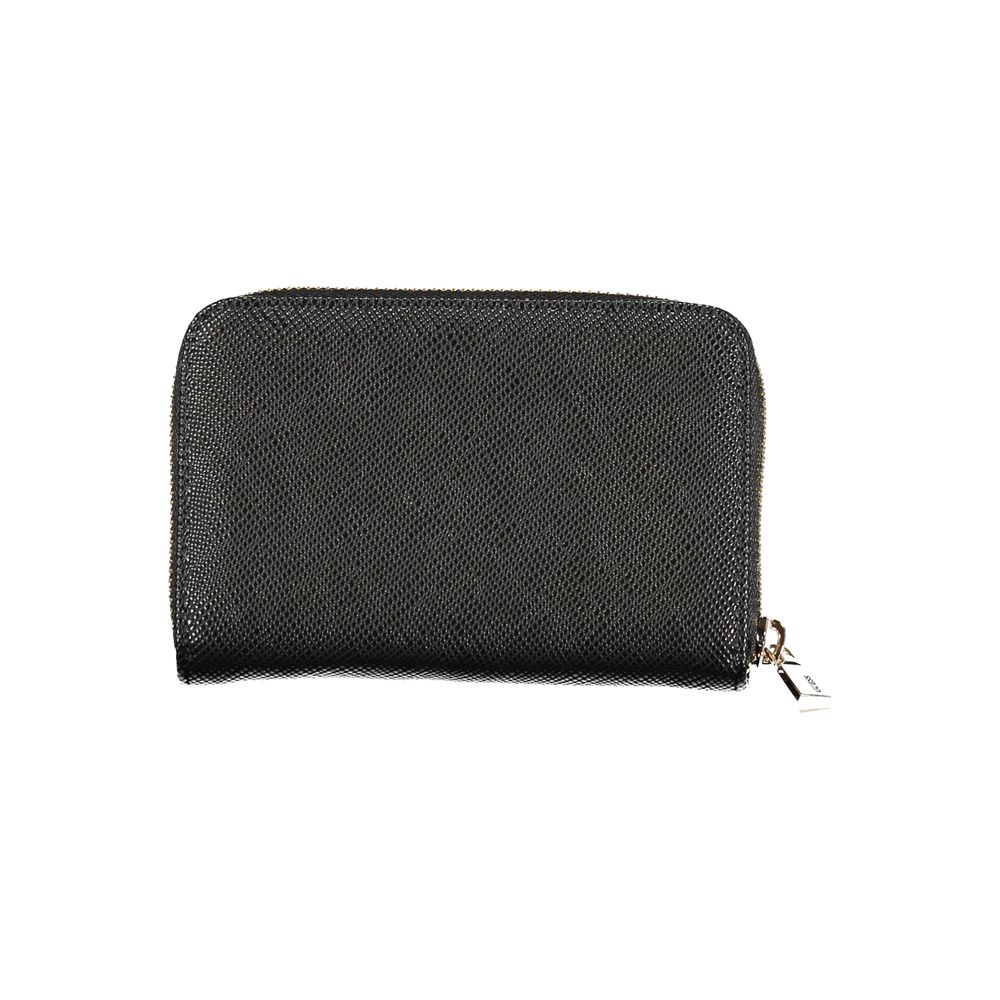 Guess Jeans Black Polyethylene Wallet LUNESCAPE