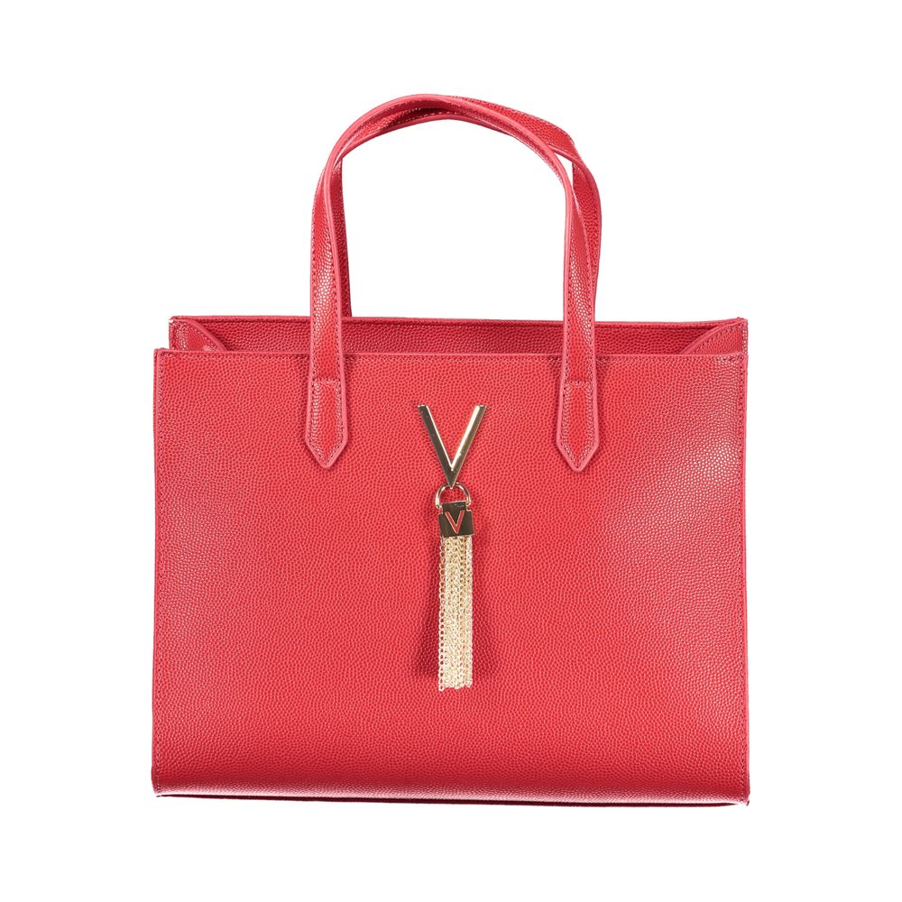 Mario Valentino Red Polyethylene Handbag LUNESCAPE