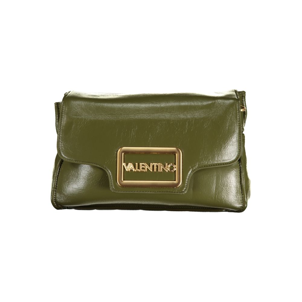 Mario Valentino Verde Polyurethane Women's Bag with Adjustable Strap