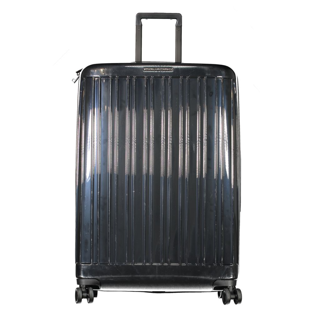 Piquadro Blue Soft-Side Carry-On Rolling Suitcase
