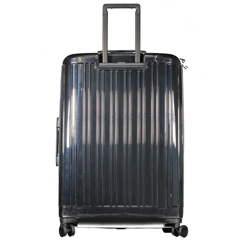 Piquadro Blue Soft-Side Carry-On Rolling Suitcase
