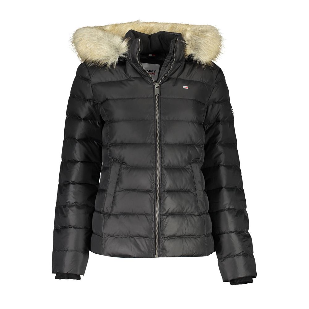 Tommy Hilfiger Black Puffer Jacket LUNESCAPE