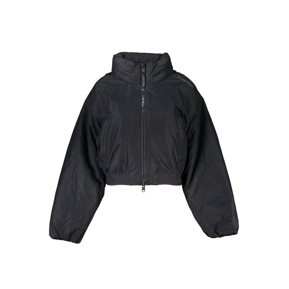 Calvin Klein Black Polyester Jackets & Coat LUNESCAPE