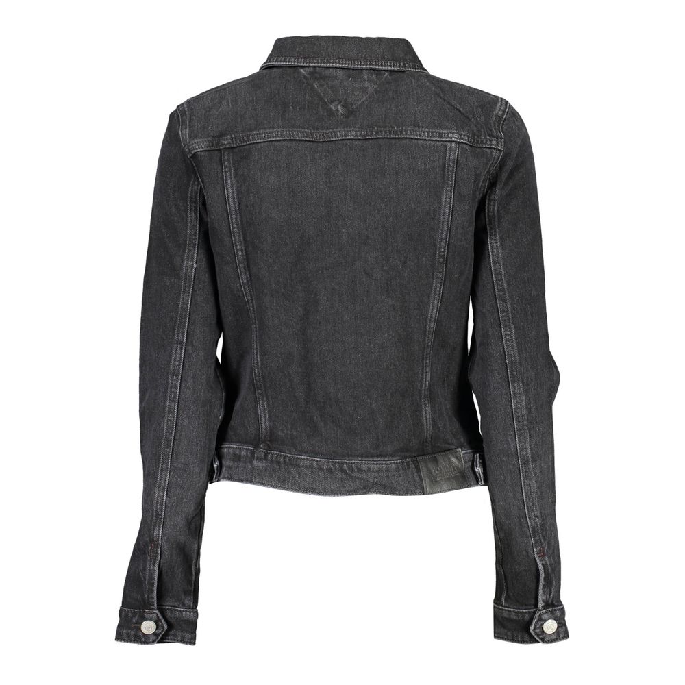 Tommy Hilfiger Black Cotton Jackets LUNESCAPE