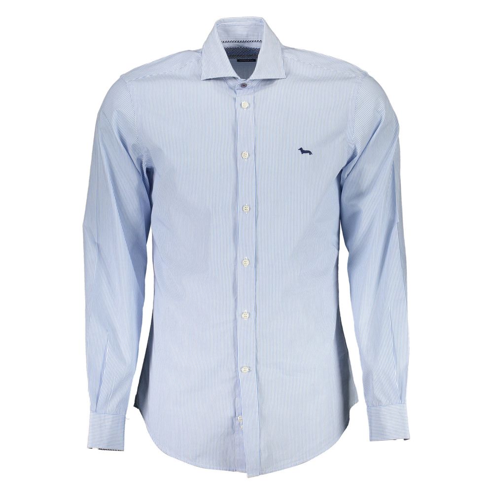Harmont & Blaine Blue Cotton Shirt
