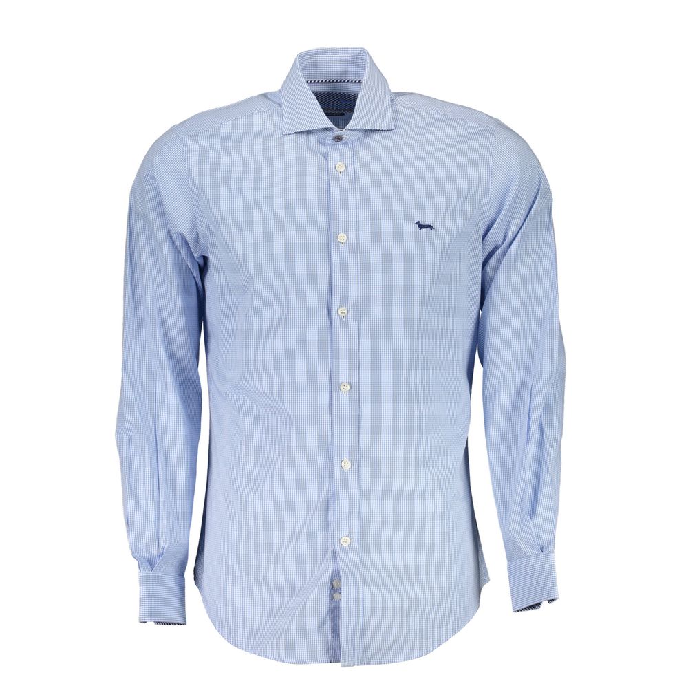 Harmont & Blaine Blue Cotton Shirt