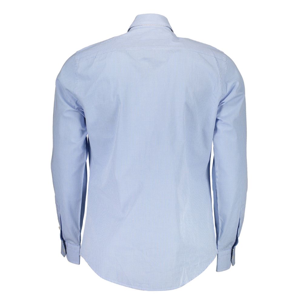 Harmont & Blaine Blue Cotton Shirt