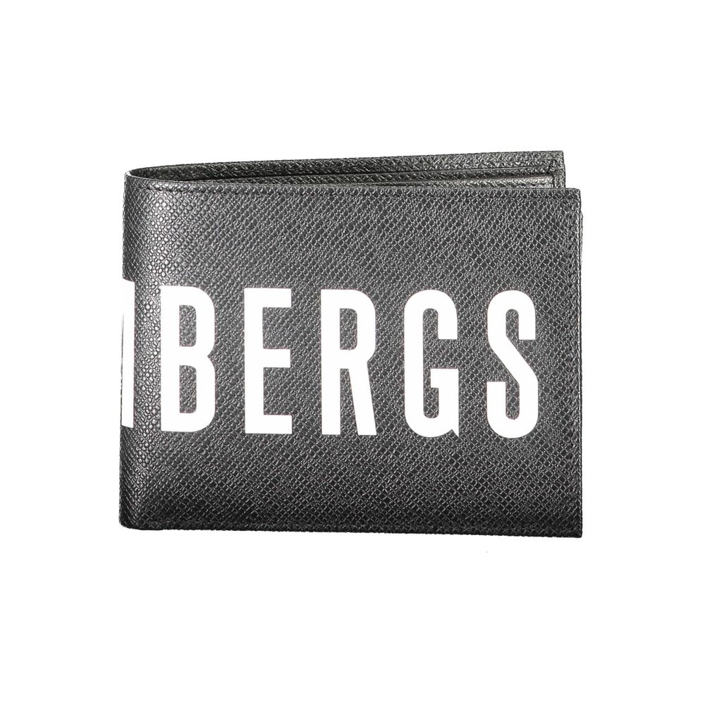 Bikkembergs Black Leather Wallet