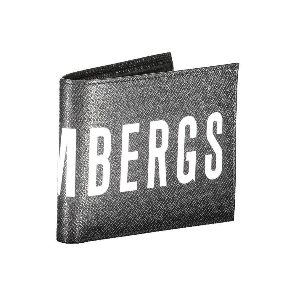 Bikkembergs Black Leather Wallet