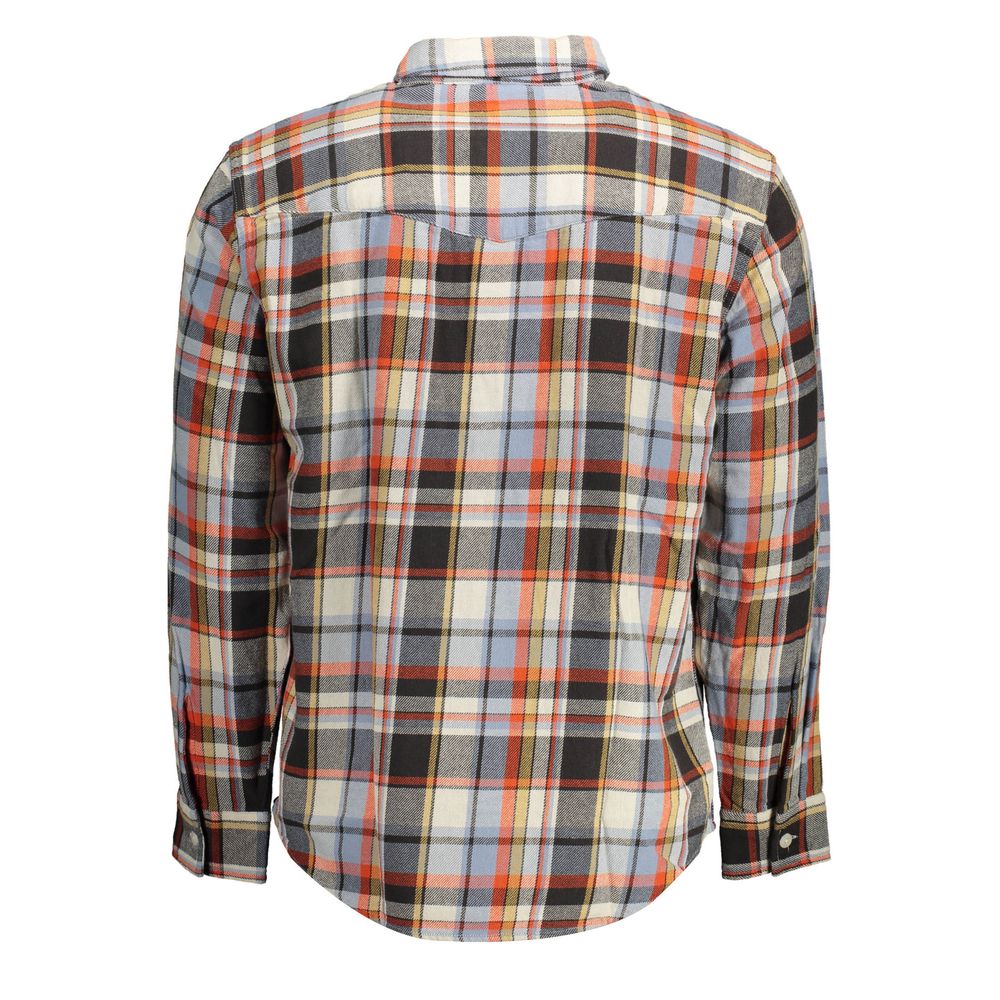 Levi's Blue Cotton Button-Front Shirt for Men