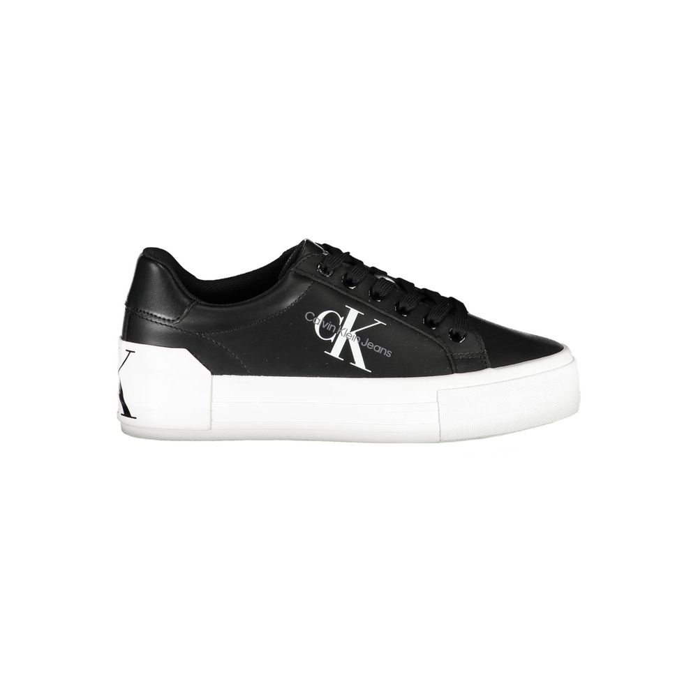 Calvin Klein Black Polyester Sneaker