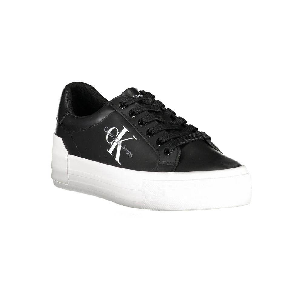 Calvin Klein Black Polyester Sneaker