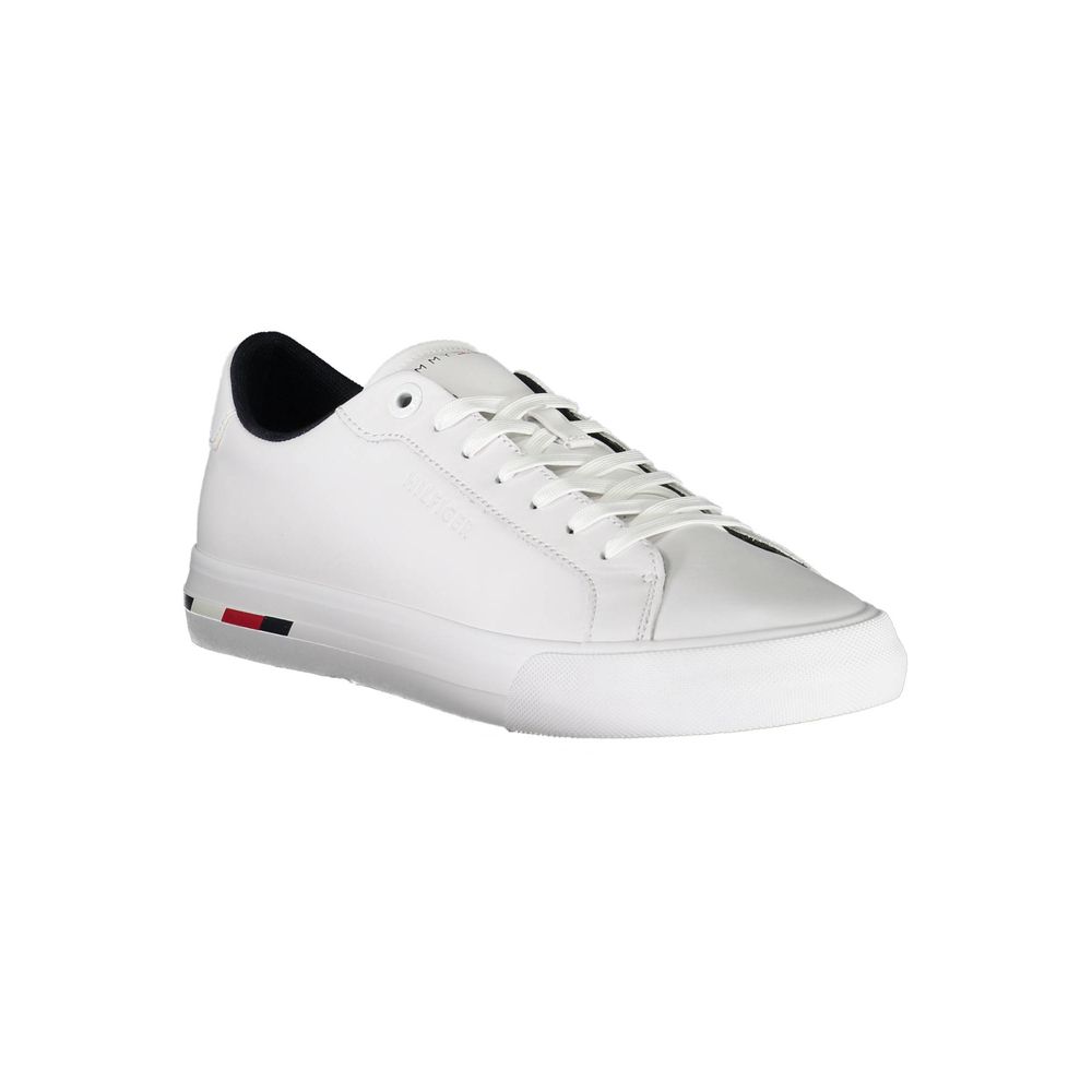 Tommy Hilfiger White Polyester Sneaker