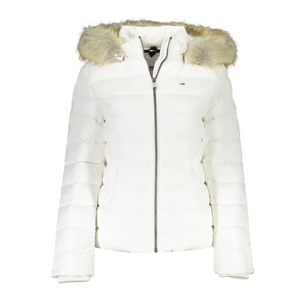 Tommy Hilfiger White Puffer Jacket LUNESCAPE