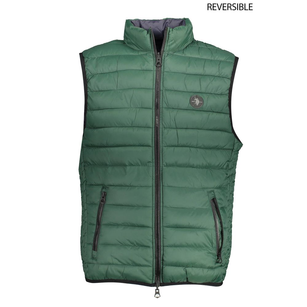 U.S. POLO ASSN. Green Puffer Vest