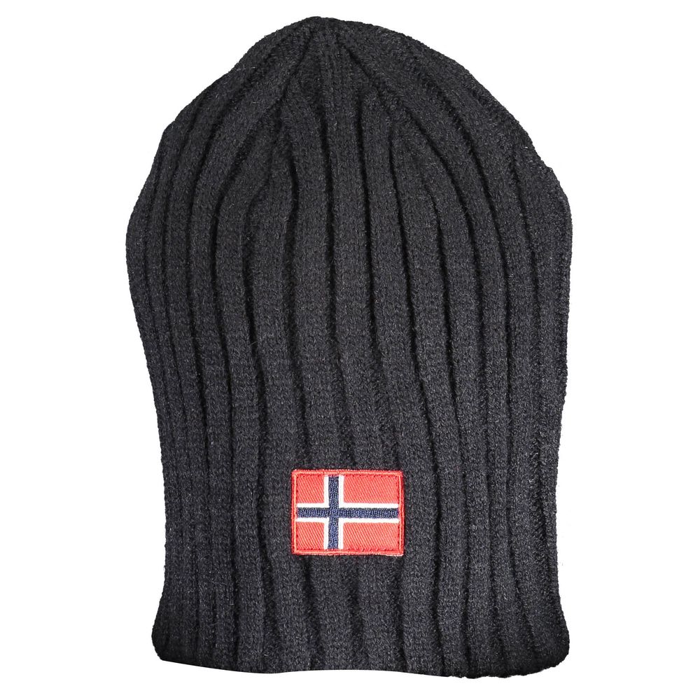 Norway 1963 Black Knit Skull Cap