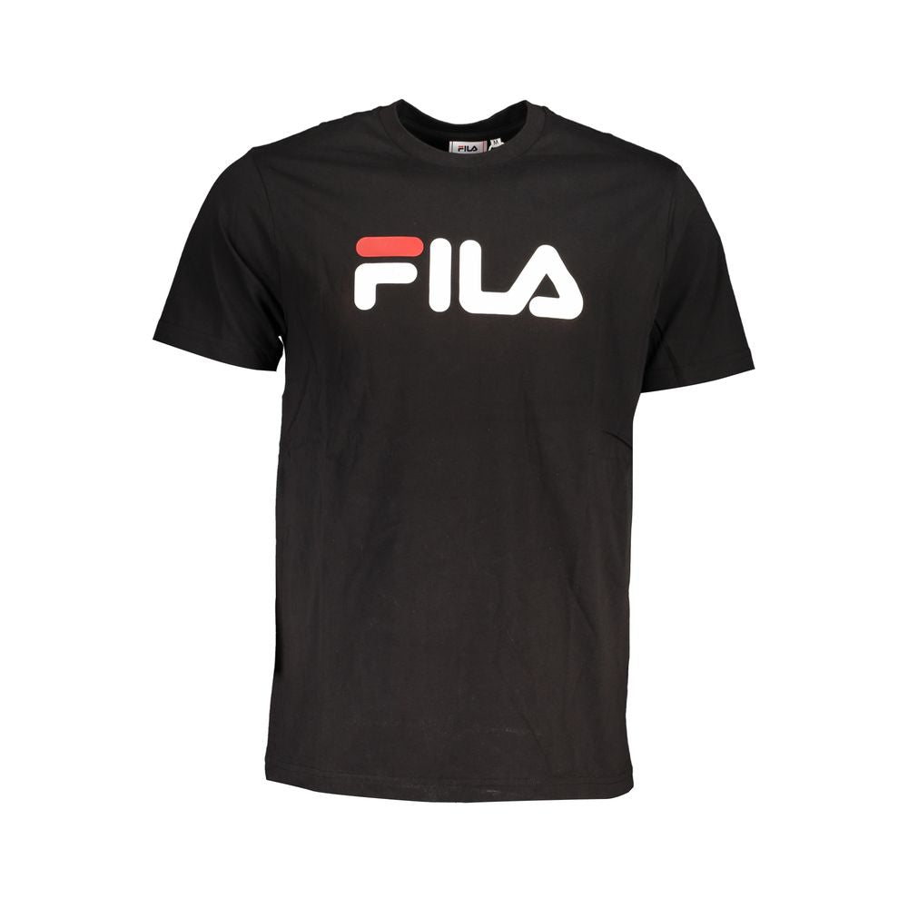 Fila Black Cotton T-Shirt