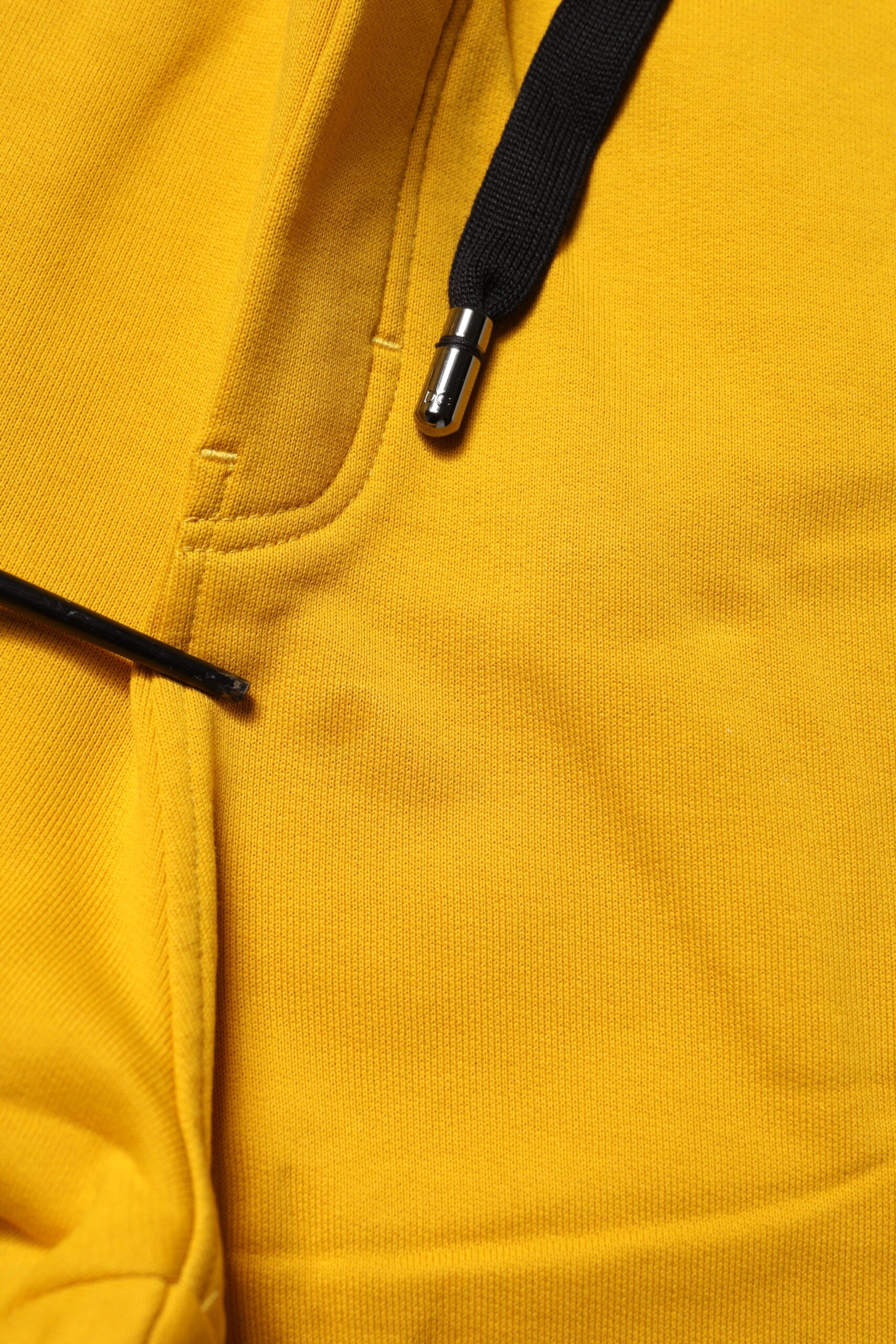 Dolce & Gabbana Yellow Cotton Sweatpant Jogger Trouser Pants