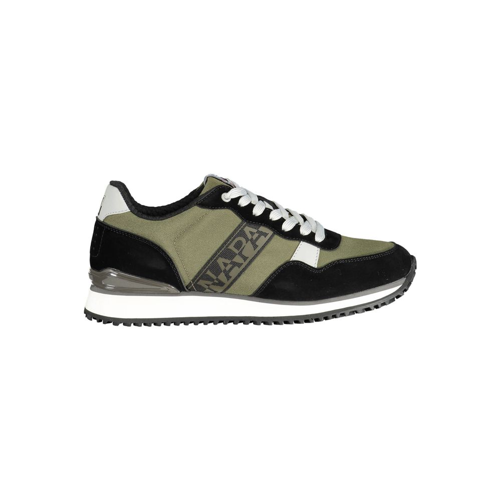 Napapijri Green Polyester Sneaker LUNESCAPE
