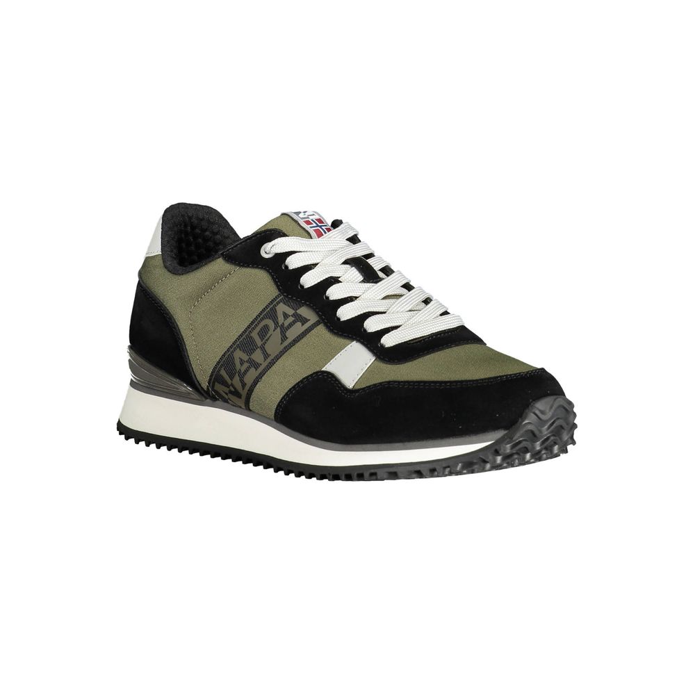 Napapijri Green Polyester Sneaker LUNESCAPE