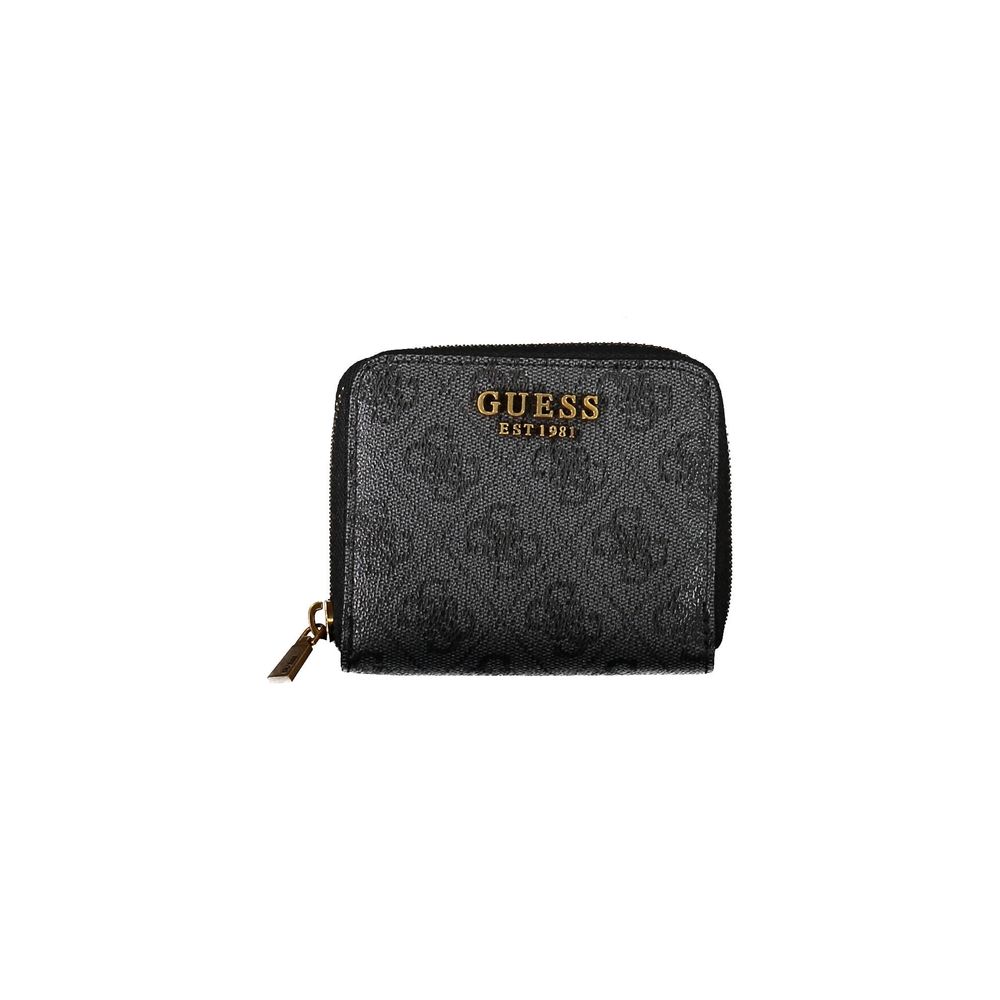 Guess Jeans Black Polyethylene Wallet LUNESCAPE