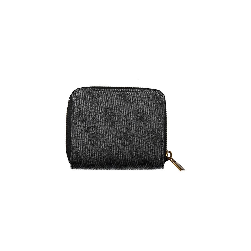 Guess Jeans Black Polyethylene Wallet LUNESCAPE