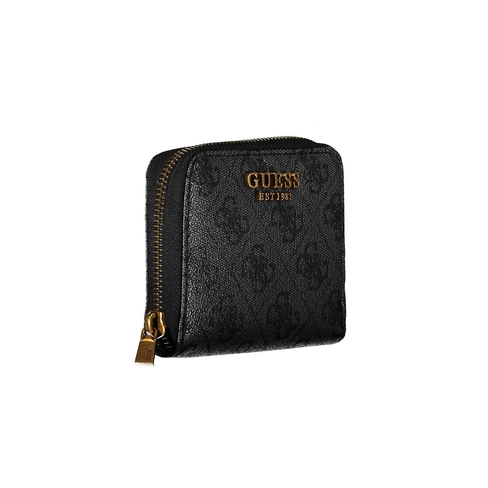Guess Jeans Black Polyethylene Wallet LUNESCAPE