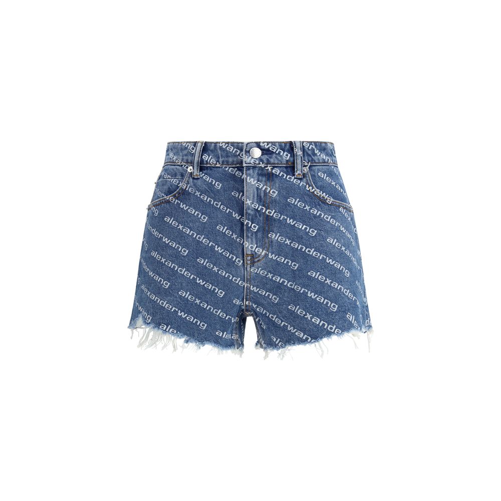 Alexander Wang Bite denim Shorts LUNESCAPE