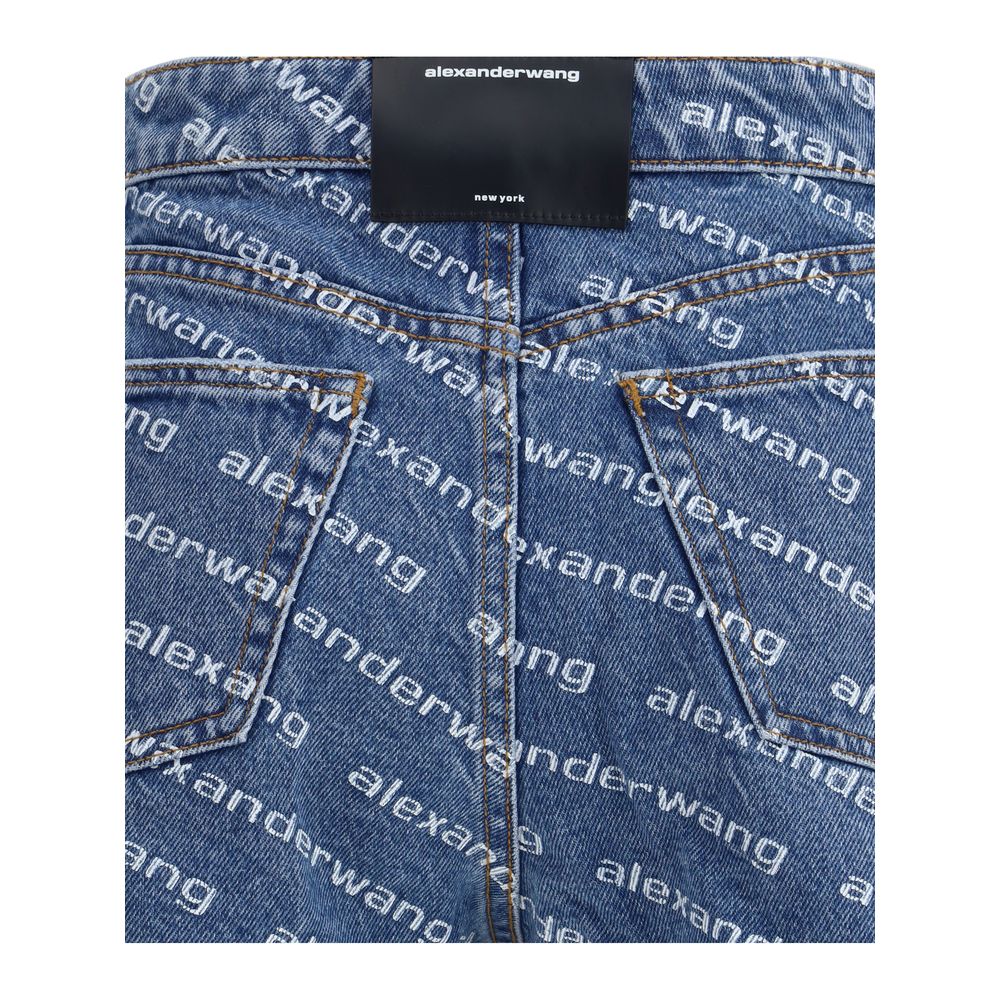 Alexander Wang Bite denim Shorts LUNESCAPE
