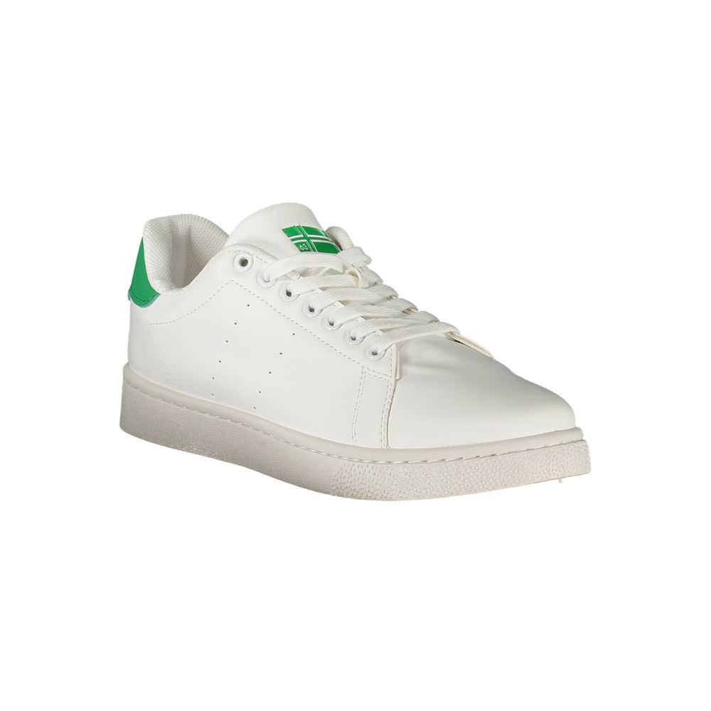 Norway 1963 White Polyester Men Sneaker LUNESCAPE