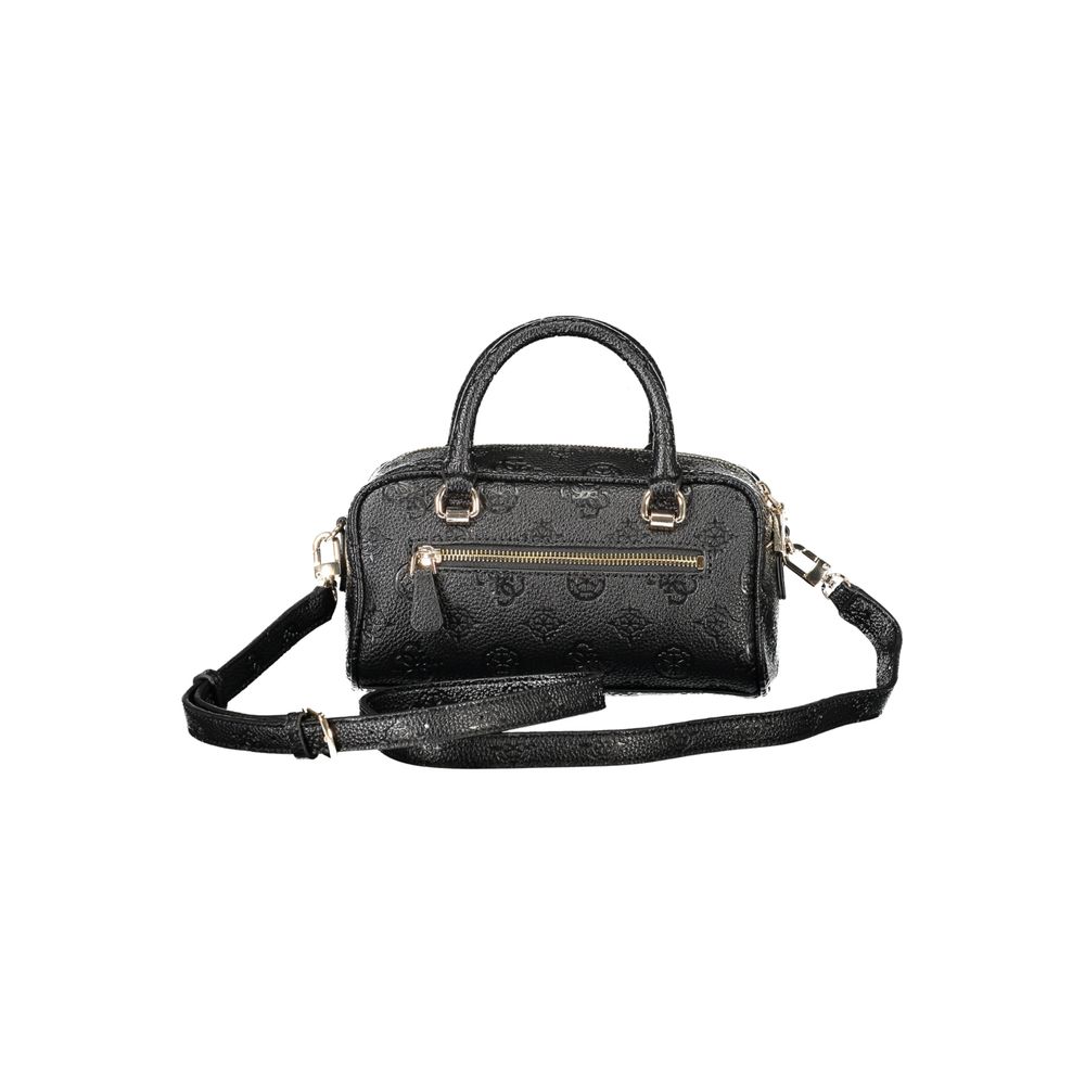 Guess Jeans Black Polyethylene Women Handbag LUNESCAPE