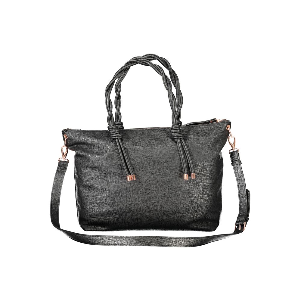 Mario Valentino "Black Polyurethane Women's Bag"