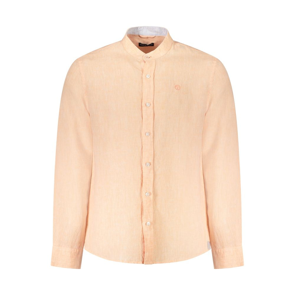 North Sails Pink Linen Shirt LUNESCAPE