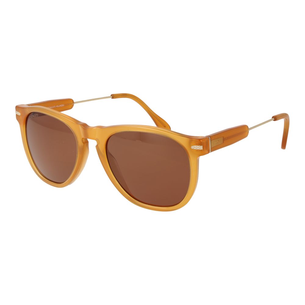 Serengeti Orange Plastic Sunglasses