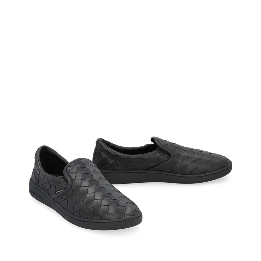 Bottega Veneta Sawyer Leather Slip-On Sneakers LUNESCAPE