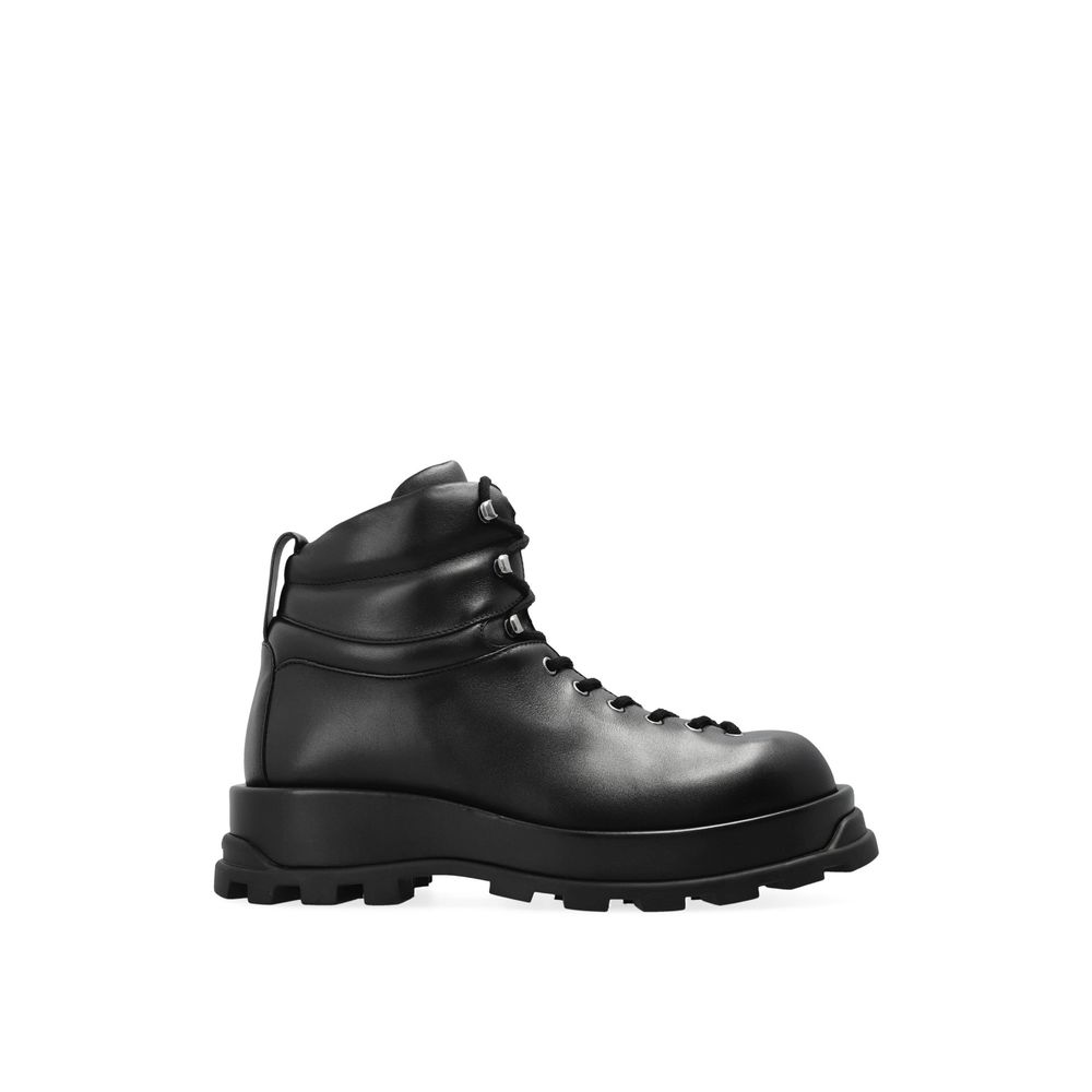 Jil Sander Leather Ankle Boots LUNESCAPE