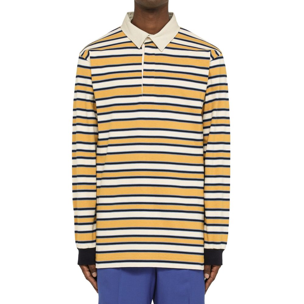 Gucci Striped Polo Shirt LUNESCAPE