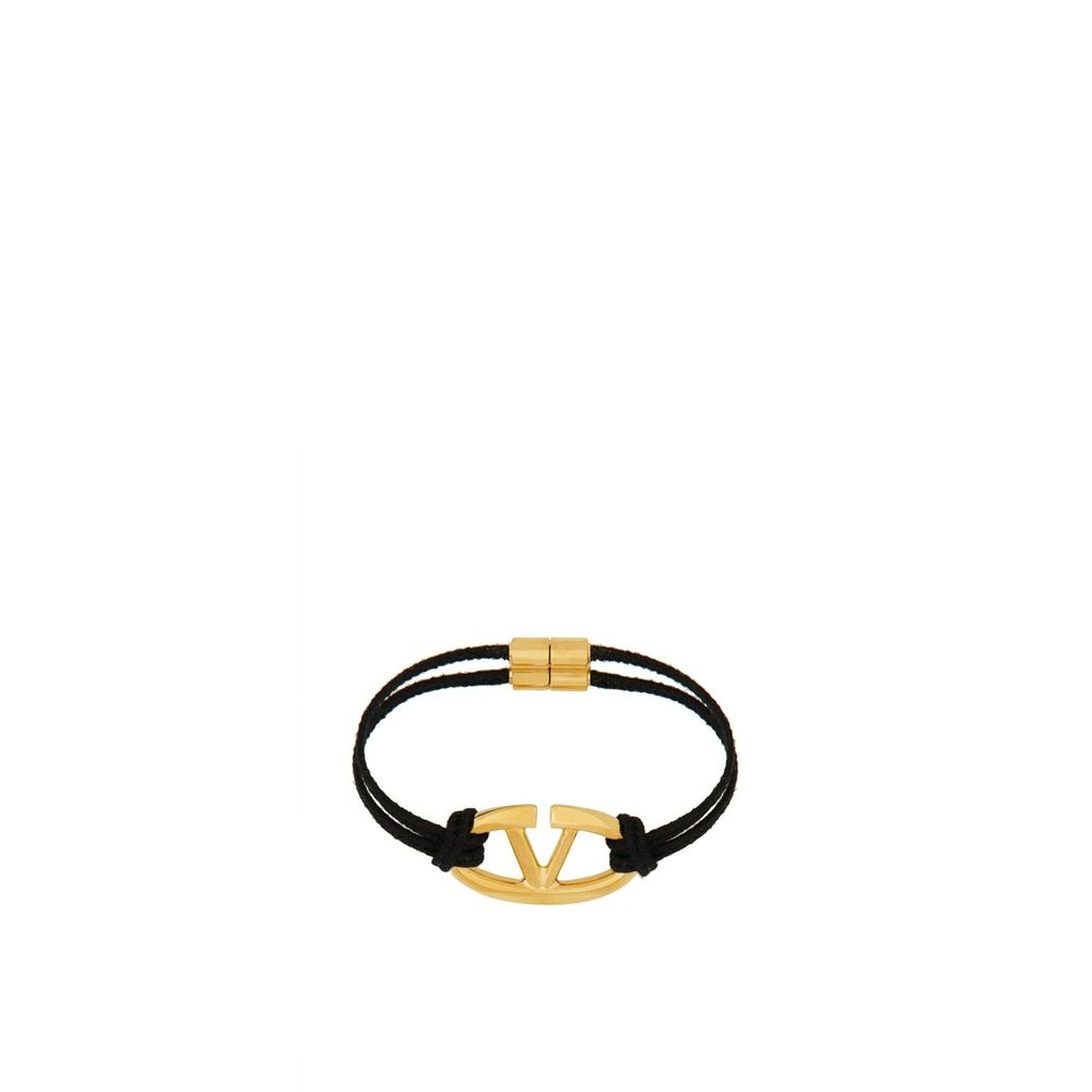 Valentino Garavani V-Logo Cotton Bracelet LUNESCAPE