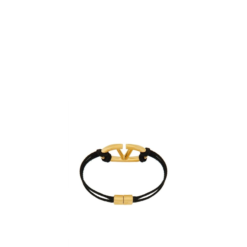 Valentino Garavani V-Logo Cotton Bracelet LUNESCAPE