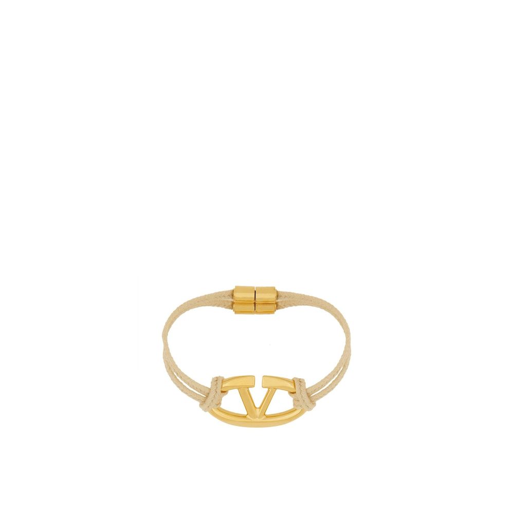 Valentino Garavani VLogo Cotton Bracelet LUNESCAPE