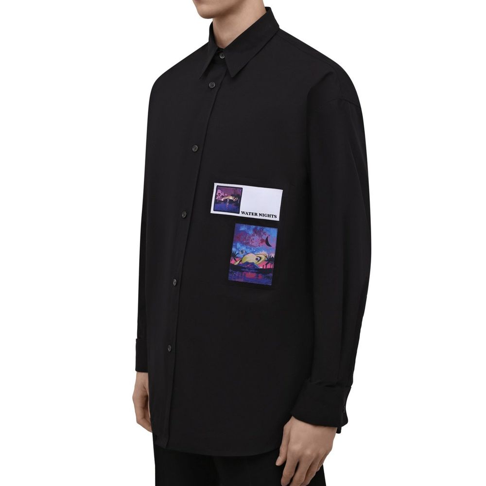 Valentino Garavani Water Nights Patches Shirt LUNESCAPE