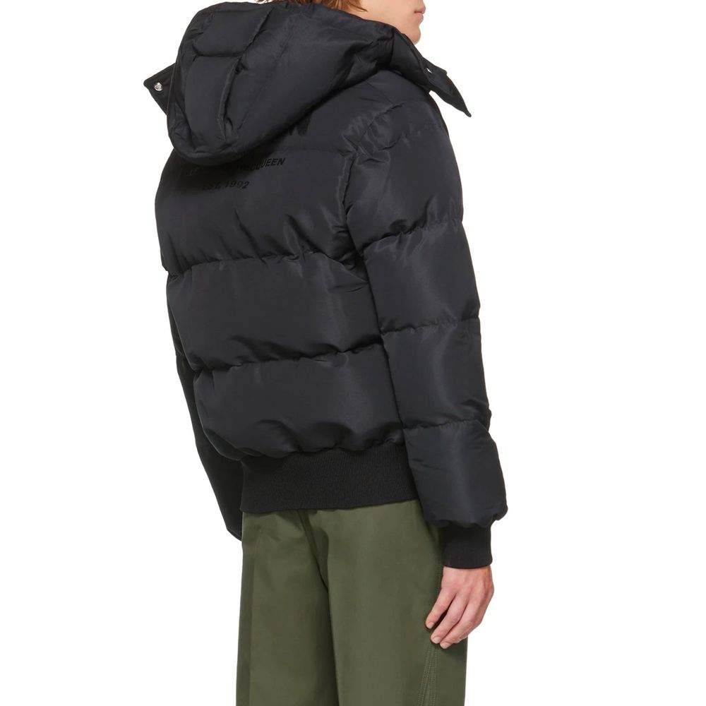 Alexander McQueen Wool Blend Padded Bomber LUNESCAPE