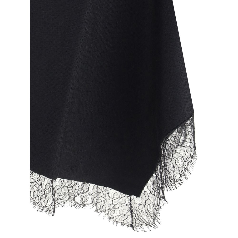 Alexander McQueen Asymmetric midi Dress LUNESCAPE