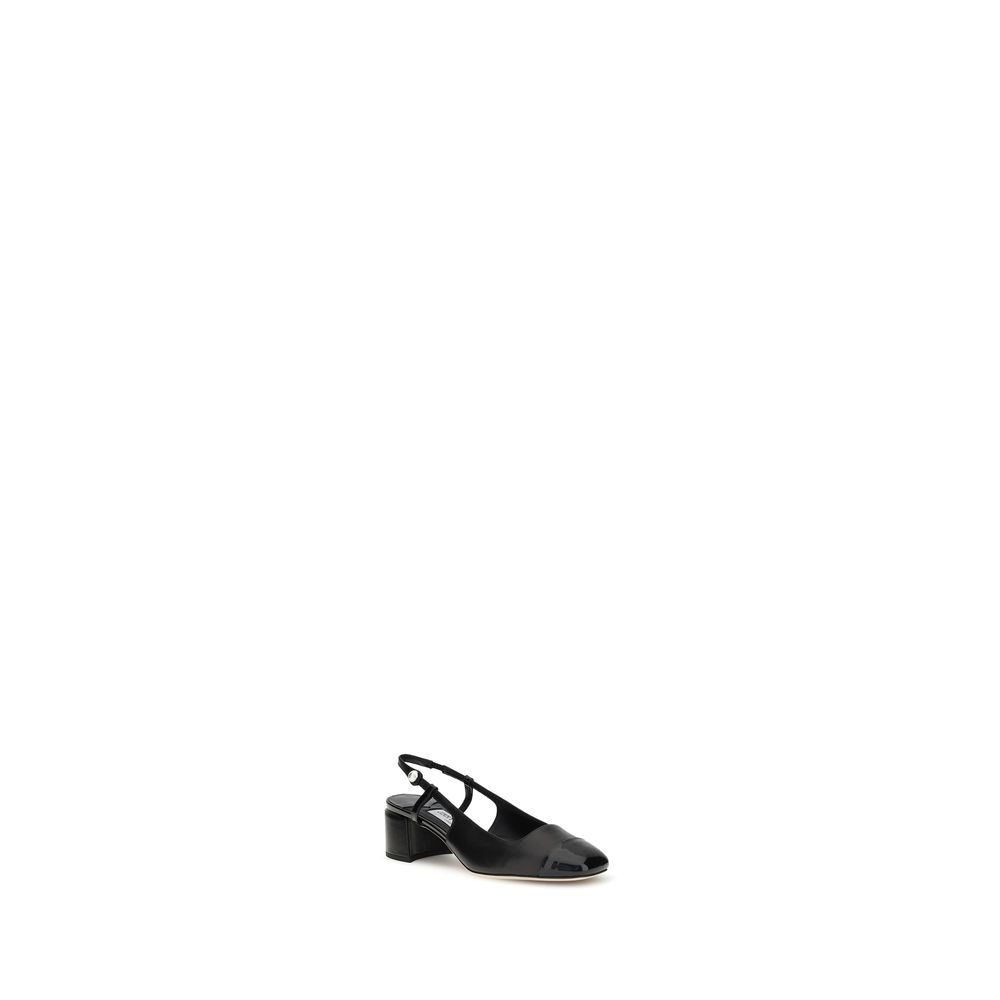 Jimmy Choo Elisa Kitten Heel Slingback Pumps