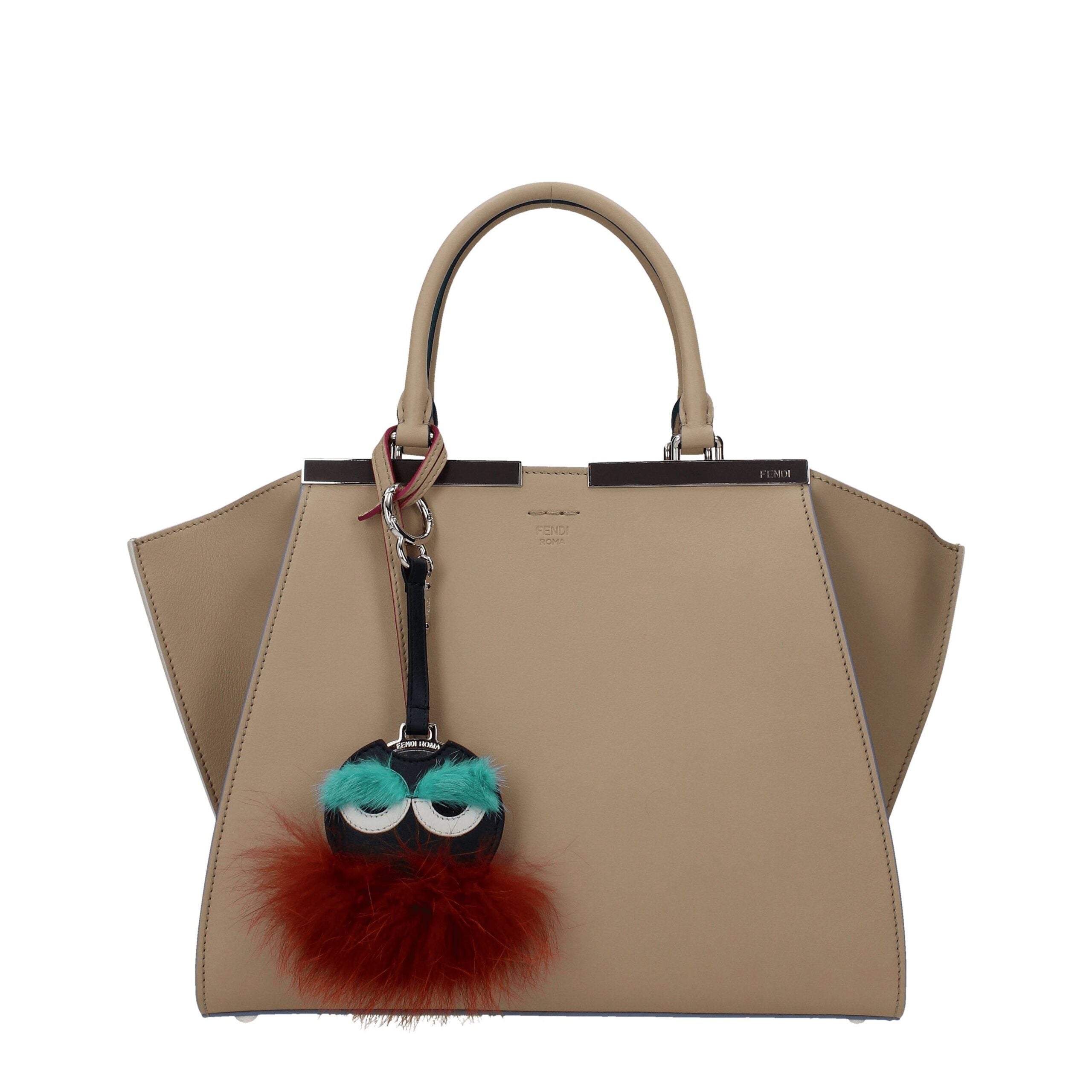 Fendi Multicolor Fur Keychain LUNESCAPE
