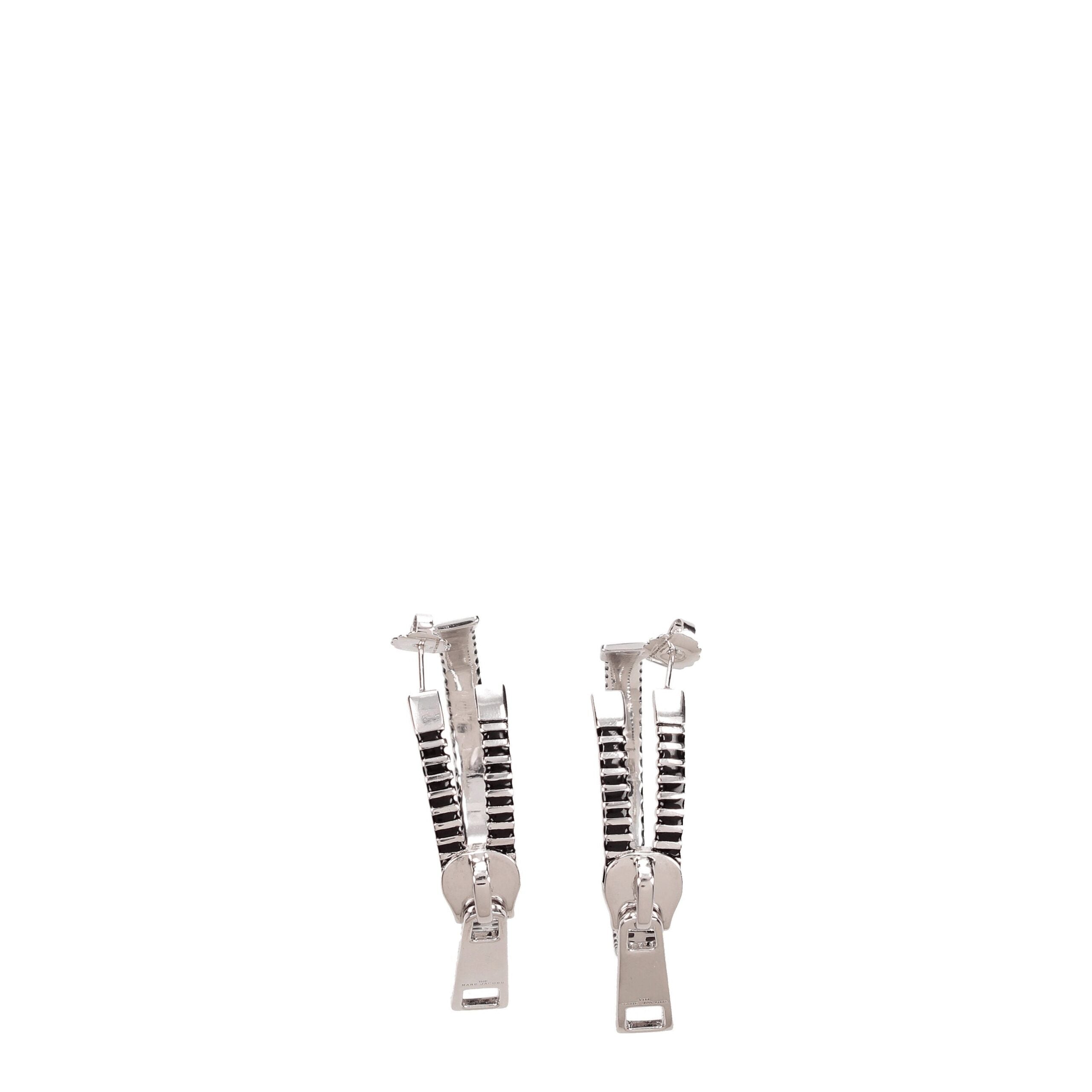 Marc Jacobs Gray Silver Earrings LUNESCAPE
