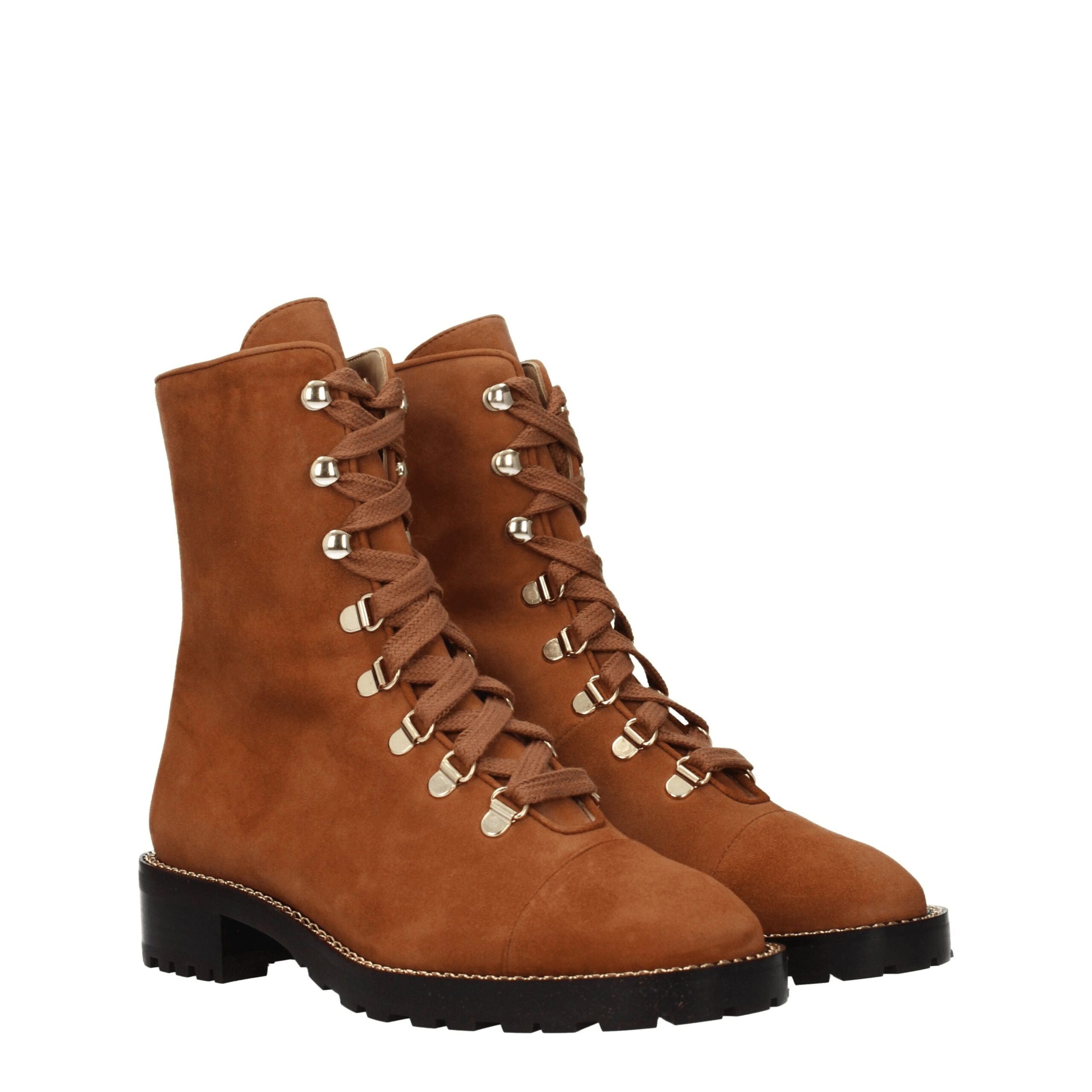 Stuart Weitzman Brown Leather Ankle Boots LUNESCAPE