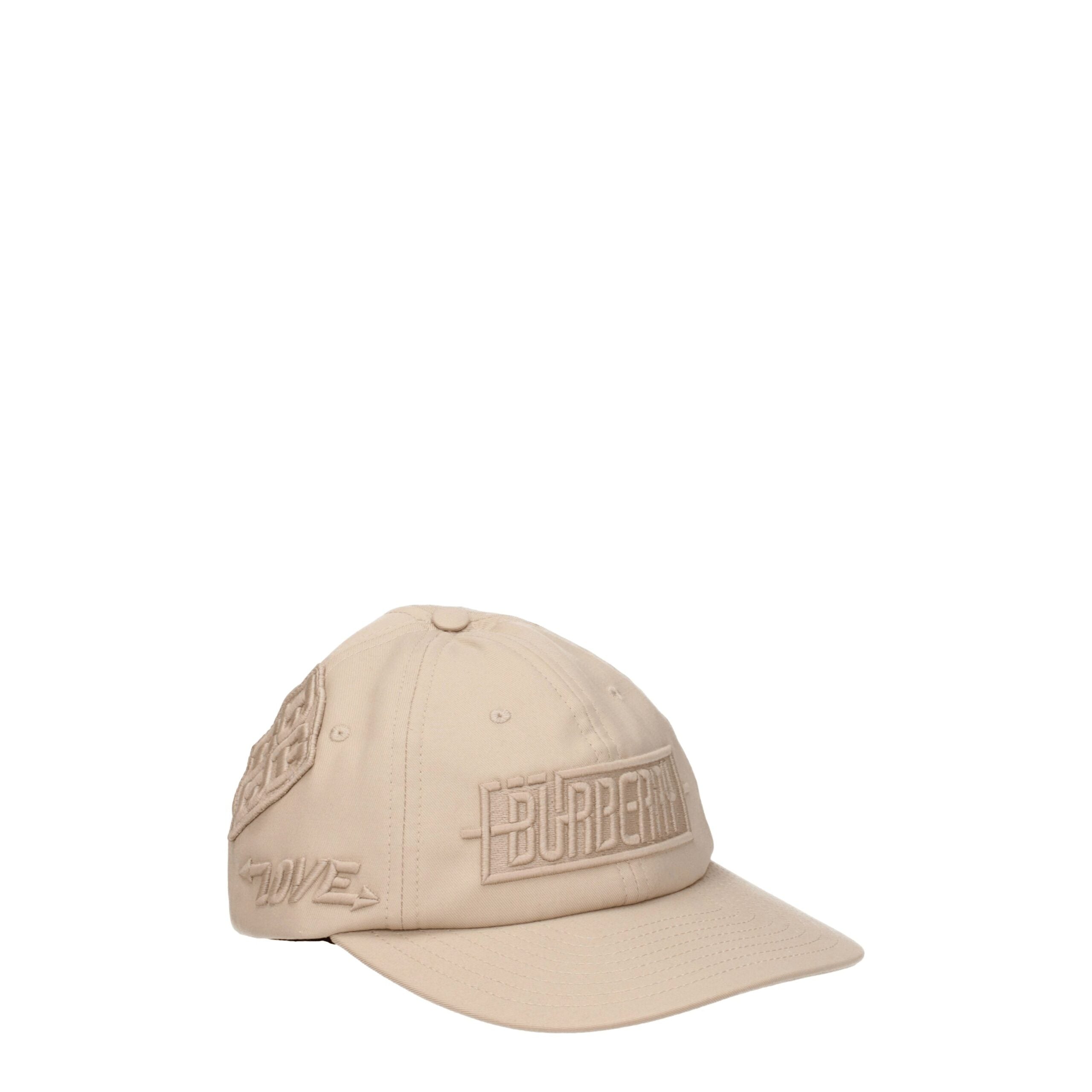 Burberry Beige Cotton Baseball Hat