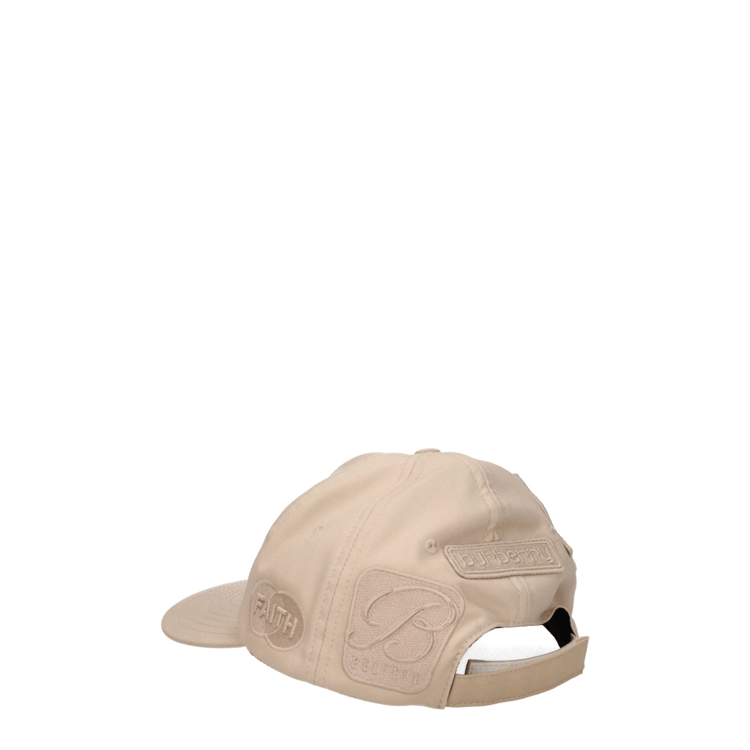 Burberry Beige Cotton Baseball Hat